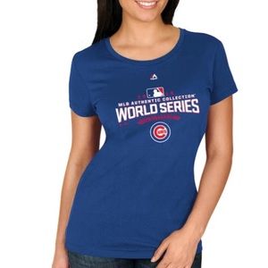 NEW - Chicago Cubs Majestic Women's T-shirt.